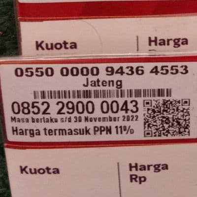 085229000043 TELKOMSEL CANTIK