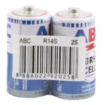 ABC Battery BIRU R14 2'S Tanggung PCK
