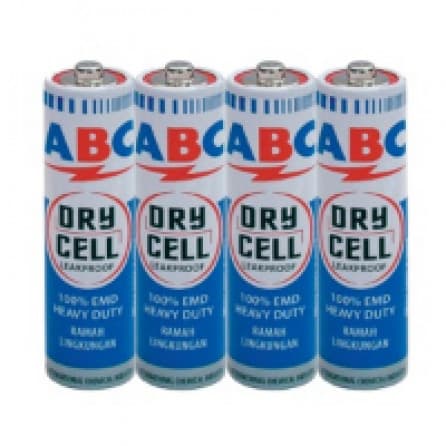 ABC Battery BIRU R6 4'S PCK