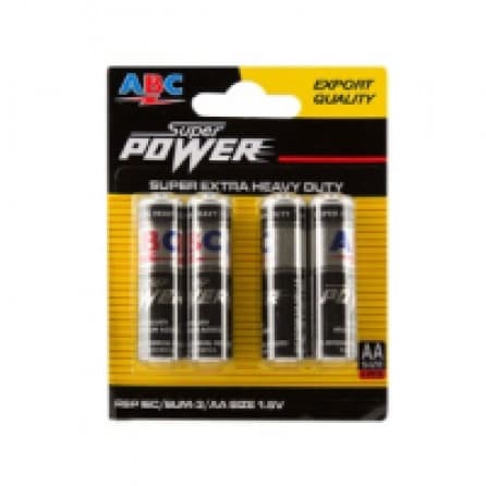 ABC Battery Super Power R6/4'S Hitam PCK