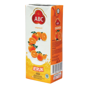 ABC JUICE (NEW) ORANGE TPK 250mL