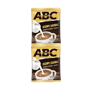 ABC KOPI INSTANT KOPI&GULA+SUSU PCK 10x31g
