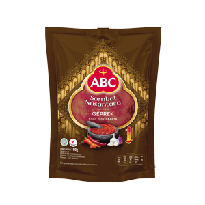 ABC SAMBAL NUSANTARA GEPREK PCH 180g