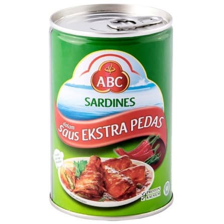 ABC SARDINES EXTRA PEDAS 425GR