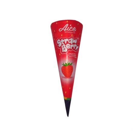 AICE STRAWBERRY CONE 