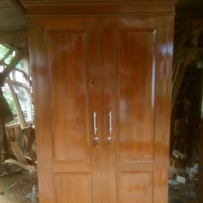 Almari pintu dua rak