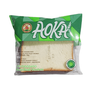 AOKA ROTI PANGGANG BLUEBRY/STRAWBR PCK 65g