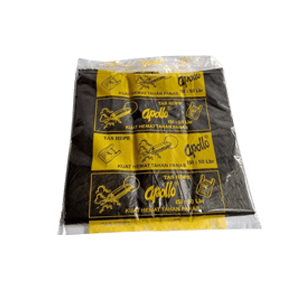 APOLLO PLASTIK SAMPAH HITAM 0.3 MICRN  PCK 
