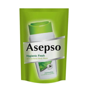 ASEPSO BODY WASH HYGIENIC FRESH PCH 450ml