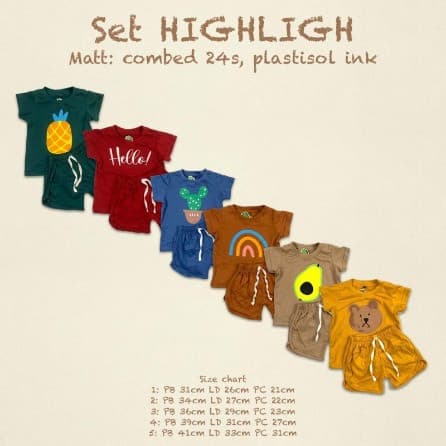 Baju Anak Setelan Unisex