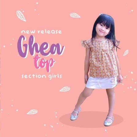Ghea Top - Baju Atasan Anak Perempuan
