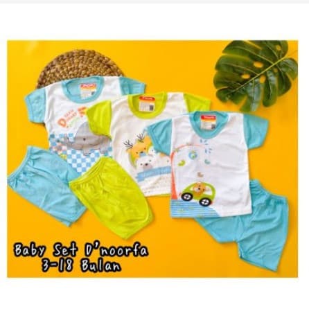 Baju Baby Setelan Pendek 3 - 18 Bulan