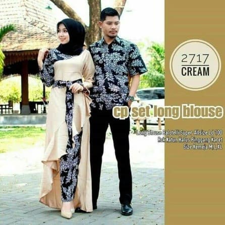 Baju Batik Couple Balotelli 2717 Arsylla 