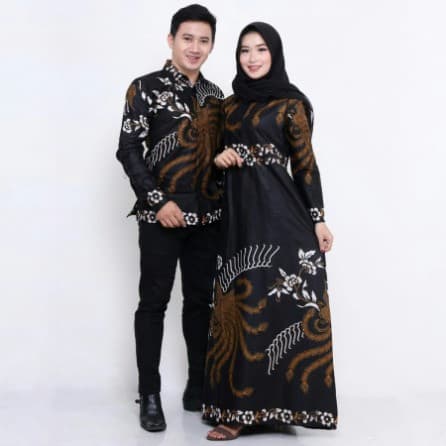 Baju Batik Couple Merak 1