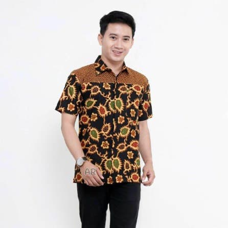 Baju Batik Pria 848V0 Lengan Panjang  - Part 2