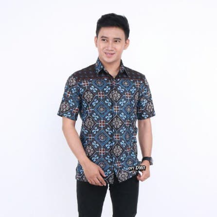 Baju Batik Pria 848V0 Lengan Panjang  - Part 3