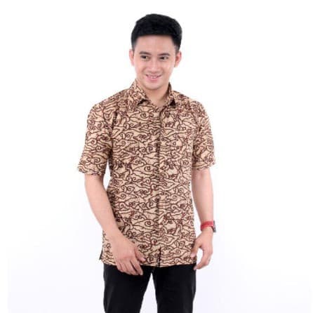 Baju Batik Pria Sogan HRB026 - Part 3