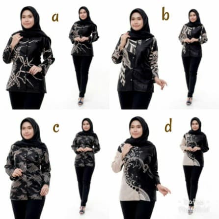 Baju Batik Wanita  Hitam Manis 