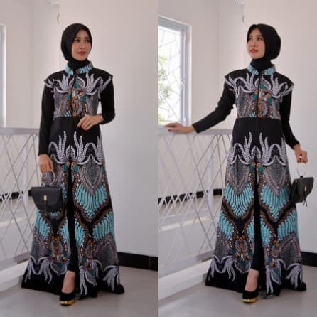 Baju Batik Wanita Longcardy Modern