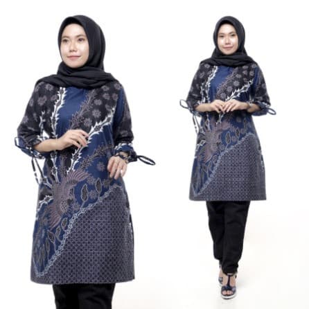 Baju Batik Wanita Tunik Jumbo