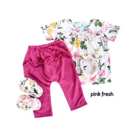Sissy Set - Baju Bayi Perempuan Setelan 4 in 1 