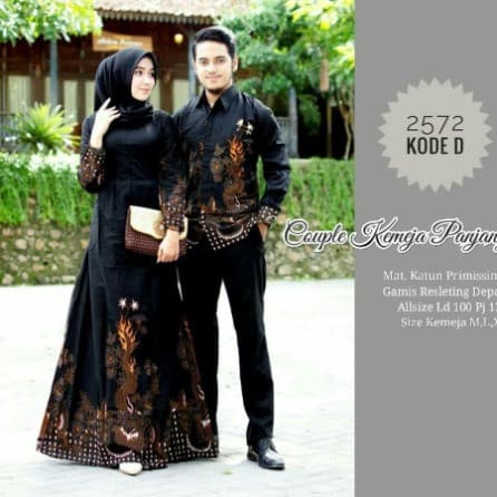Baju Batik Couple Kode D
