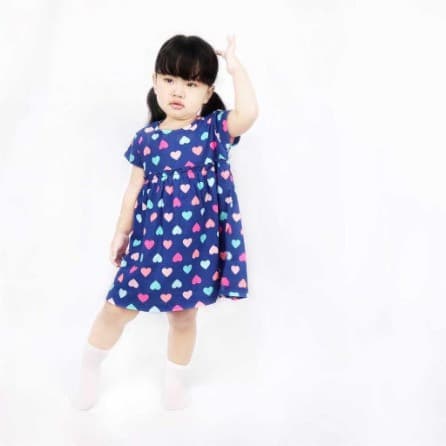Bella Dress - Baju Dress Anak Perempuan 1 - 5 Tahun
