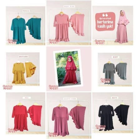 Gamis Lova - Baju Gamis & Hijab Setelan Anak