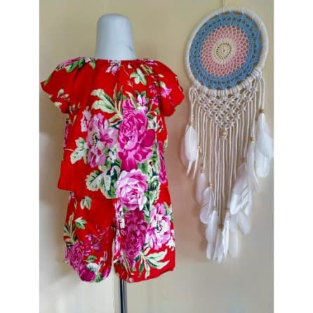Baju Jumpsuit Pendek Anak