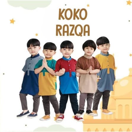 Koko Razqa - Baju Koko Anak Laki-Laki