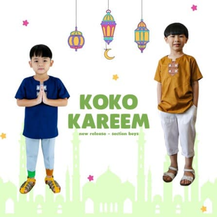 Baju Koko Lengan Pendek Anak Laki-Laki
