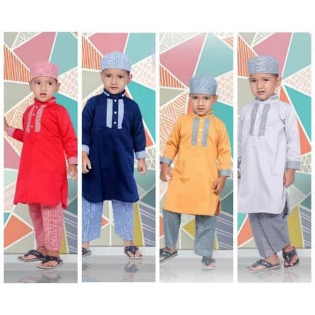 Set Koko Az - Zikra - Baju Koko Setelan Anak Laki-Laki