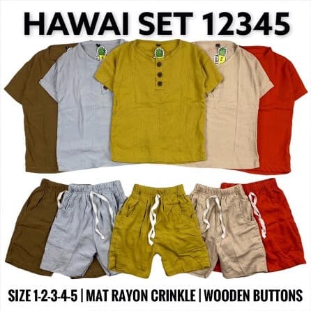Baju Lengan Pendek Setelan Anak