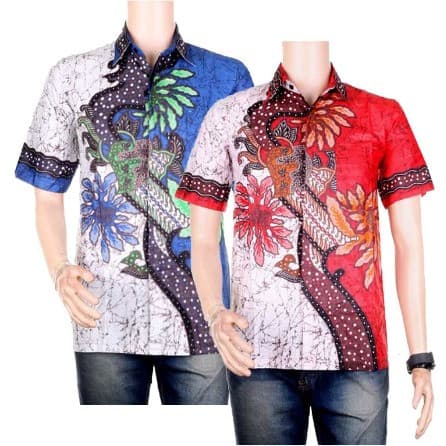 Baju Batik Pria Aji Lengan Pendek