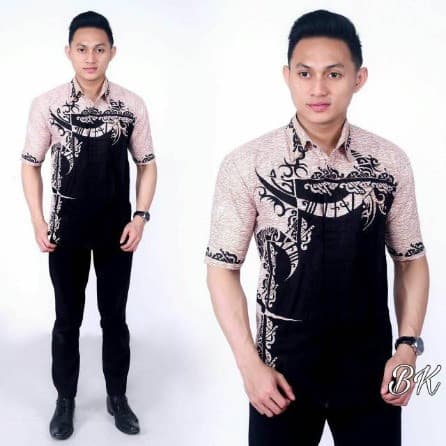 Baju Batik Pria Bilman Lengan Pendek  