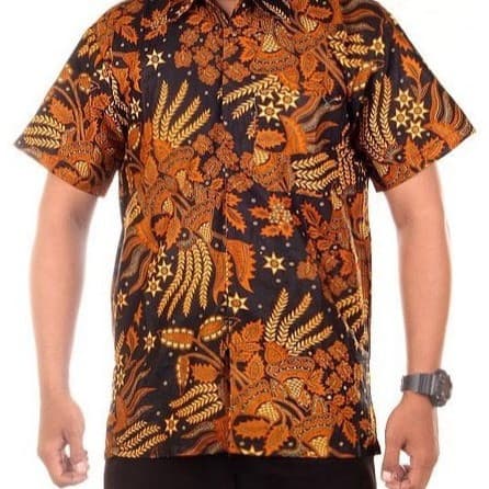 Baju Batik Pria Caryon Lengan Pendek