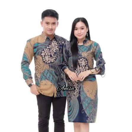 Baju Batik Pria Couple Modern Anissa New Elegan
