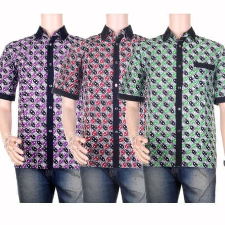 Baju Batik Pria Haris Lengan Pendek