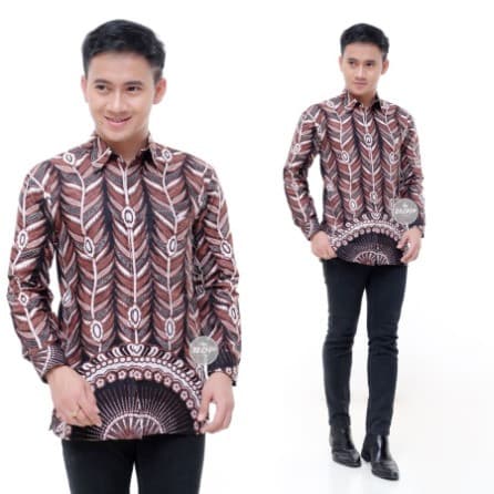 Baju Batik Pria Lengan Panjang