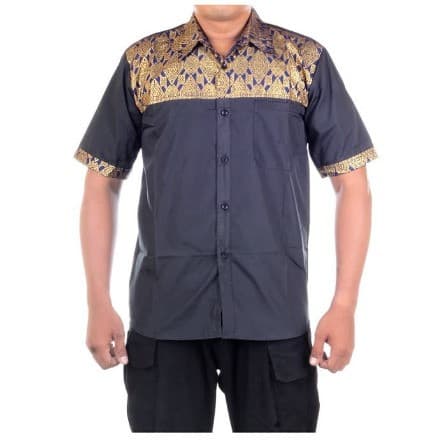 Baju Batik Pria Motif Prada 