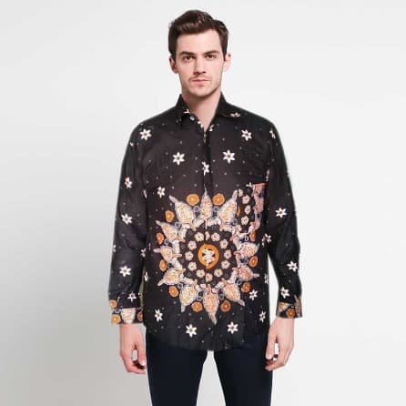 Baju Batik Pria Virendra Lengan Panjang
