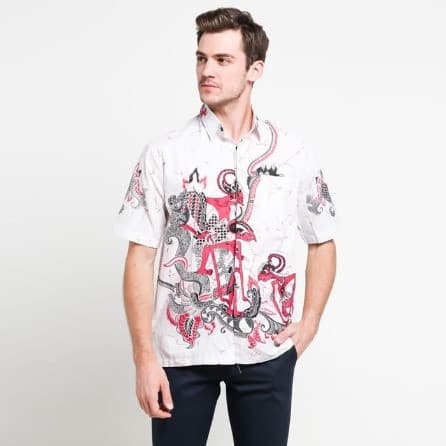 Baju Batik Pria Yoris Lengan Pendek