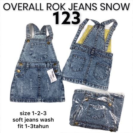 Baju Rok Overall Anak Perempuan
