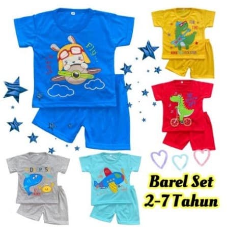 Barel Set - Baju Setelan Anak Laki - Laki 