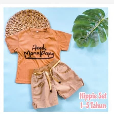 Hippie Set - Baju Setelan Anak Laki-Laki & Perempuan 1 - 5 Tahun