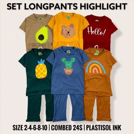 Baju Setelan Celana Panjang Anak 