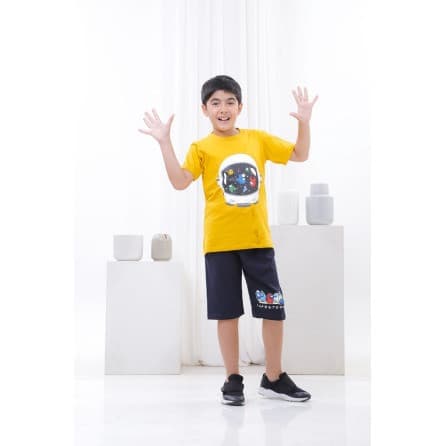 Baju Setelan Motif Among Us Anak Laki-Laki