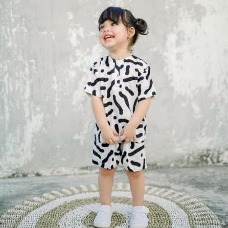 Baju Setelan Pendek Anak Unisex Part 3