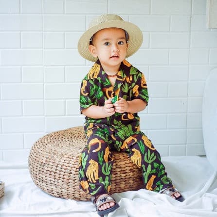 Baju Tidur Panjang Setelan Anak Unisex