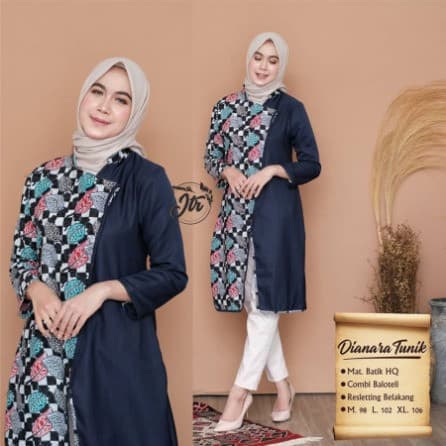 Baju Batik Wanita Dianara Tunik 
